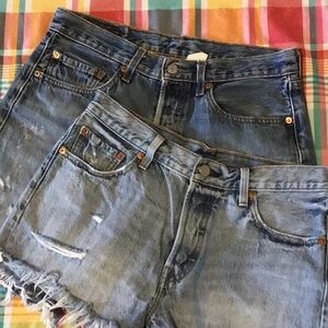 2-Pair JACKPOT - Levi’s 501s Cutoffs